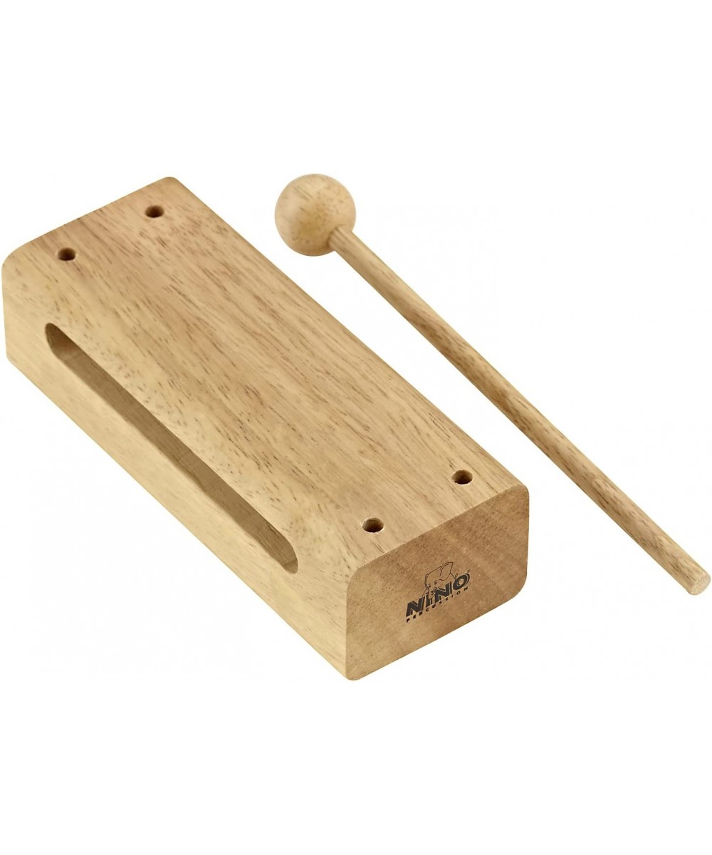 NINO Wood Block Medium Natural $32.23 Kids' Musical Instruments