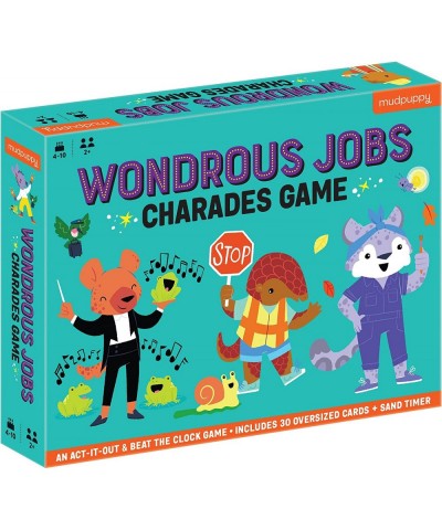 Wondrous Jobs Charades Game from Features 30 Oversized Cards Fun Twist on The Classic Charades Game Perfect for 2+ Players Ag...