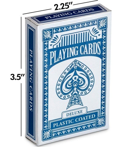 Playing Cards - (Pack of 12) 3.5 Inch x 2.25 Inch Decks of Playing Cards Travel Size Bridge Solitaire or Poker Cards or Novel...