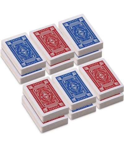 Playing Cards - (Pack of 12) 3.5 Inch x 2.25 Inch Decks of Playing Cards Travel Size Bridge Solitaire or Poker Cards or Novel...