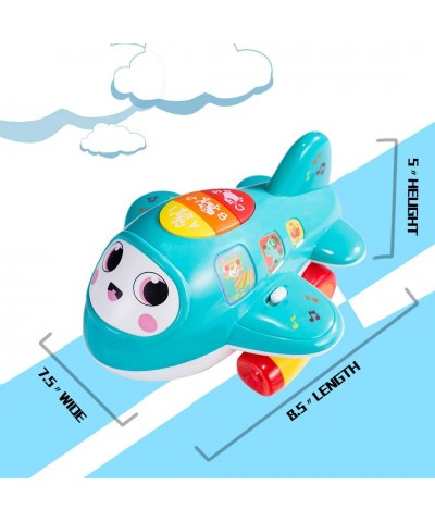 Baby Toys Airplane for 1 2 + Year Old Musical Toy for Toddlers with Lights Electronic Moving Aeroplane Baby Development Toys ...