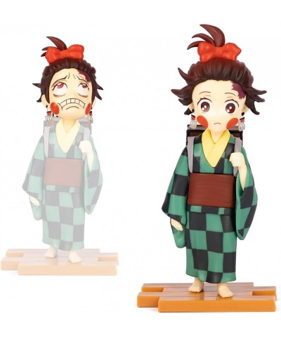 Demon Slayer Tanjiro Actions Figures Statues Figurine Kamado Collection Birthday Gifts PVC 4.3 Inch $24.23 Action Figures