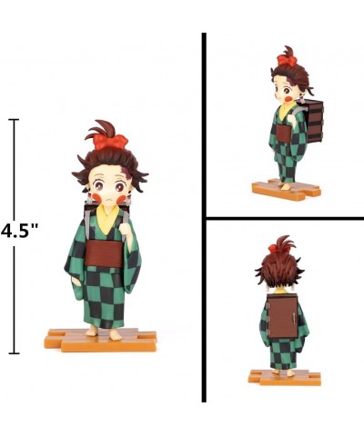 Demon Slayer Tanjiro Actions Figures Statues Figurine Kamado Collection Birthday Gifts PVC 4.3 Inch $24.23 Action Figures