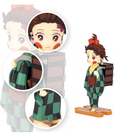 Demon Slayer Tanjiro Actions Figures Statues Figurine Kamado Collection Birthday Gifts PVC 4.3 Inch $24.23 Action Figures