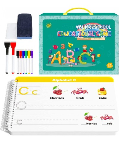 Preschool Learning Activities Educational Toys 41 Pages Handwriting Practice Book for Kids 3 4 Years Old Montessori ABC Learn...