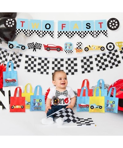 20Pcs Race Car Two Fast Party Favor Bags Race Car Party Gifts Bags Racing Birthday Party Decorations for Kids Boys Men Racing...