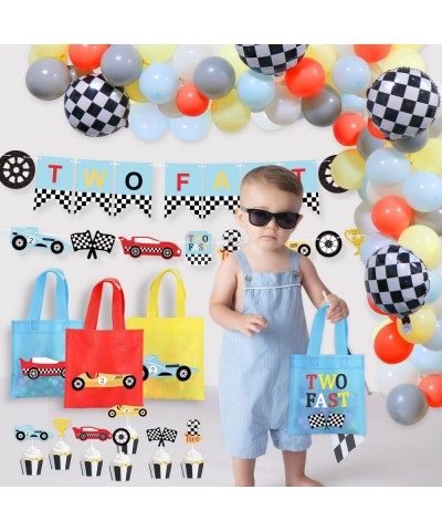 20Pcs Race Car Two Fast Party Favor Bags Race Car Party Gifts Bags Racing Birthday Party Decorations for Kids Boys Men Racing...