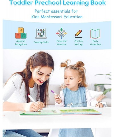 Preschool Learning Activities Educational Toys 41 Pages Handwriting Practice Book for Kids 3 4 Years Old Montessori ABC Learn...