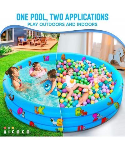 Inflatable Kiddie Pool for Kids - Kids Pools for Backyard - Swimming Pool for Kids Toddlers Baby - 3 Ring Pools for Inside an...