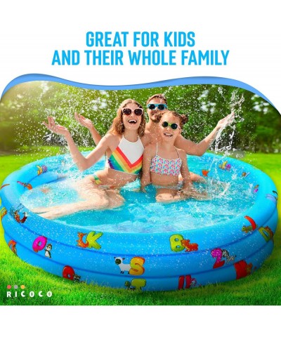 Inflatable Kiddie Pool for Kids - Kids Pools for Backyard - Swimming Pool for Kids Toddlers Baby - 3 Ring Pools for Inside an...