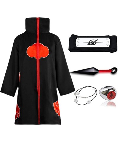 Akatsuki Cloak Kids - Long Robe Uniform with Accessories - Halloween Unisex Anime Cosplay Costume for Boys Girls $50.37 Kids'...