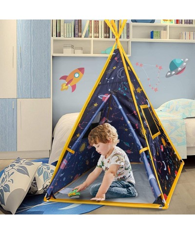 Kids Teepee Tent -44”x44”x61” Large Happy Hut Galaxy Space Kids Tent Indoor Outdoor Playhouse Tents for Boys and Girls Kids I...