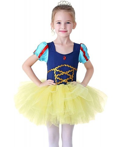 Princess Leotards for Girls Ballet Dance Tutu Skirted Ballerina Dress Birthday Fancy Party Halloween Costumes $21.08 Kids' Co...