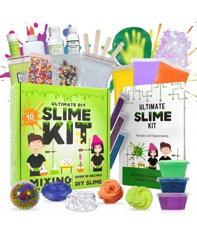 Ultimate Slime Kit - 10 Slimy Science Experiments | Fun and Educational Made in USA! $33.70 Educational Science Kits