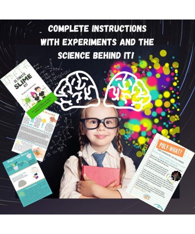 Ultimate Slime Kit - 10 Slimy Science Experiments | Fun and Educational Made in USA! $33.70 Educational Science Kits