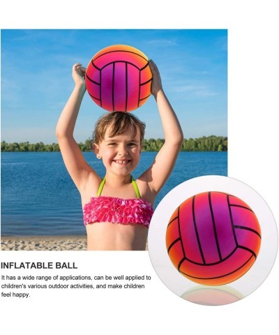 Inflatable Soccer Ball Kids Rainbow Sports Balls Interactive Basketball Soccer Ball for Kids Vinyl Balls for Kids and Toddler...