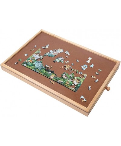 Puzzle Tables for Drawers 300 Pieces Jigsaw Puzzle Board 12X 17.3in Portable Puzzle Plateau with Storage Drawers Smooth Fiber...