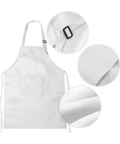 8 Pieces Kid Apron Adjustable Children Chef Apron with Pocket for Cooking Baking (White M for 7-13 Age) $44.12 Toy Kitchen Pr...