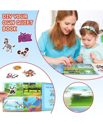 Toddler Busy Book - 2Pack Montessori Toys Busy Book for Toddlers 3Years+ Montessori Learning Materials Homeschool Preschool E...