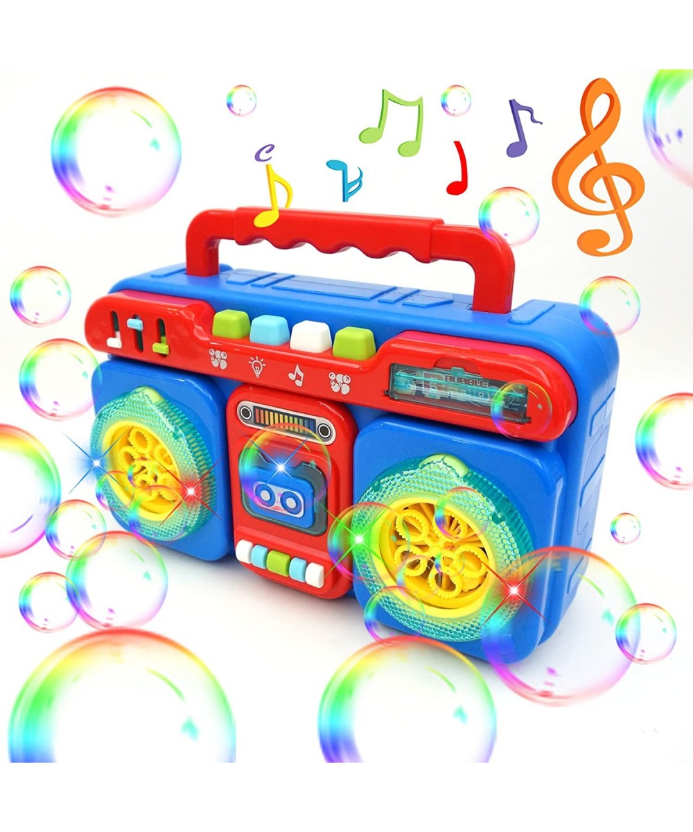 Bubble Machine Portable Automatic Bubble Machine for Kids 5000+ Bubbles/Min Bubble Toys with Music & Light Indoor/Outdoor Gam...