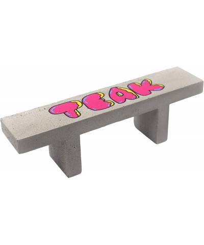 Concrete Fingerboard Bench Full Color Logo Graphic - 7" Long 1.5" Wide 2" Tall - 1:12 Scale $62.60 Finger Toys