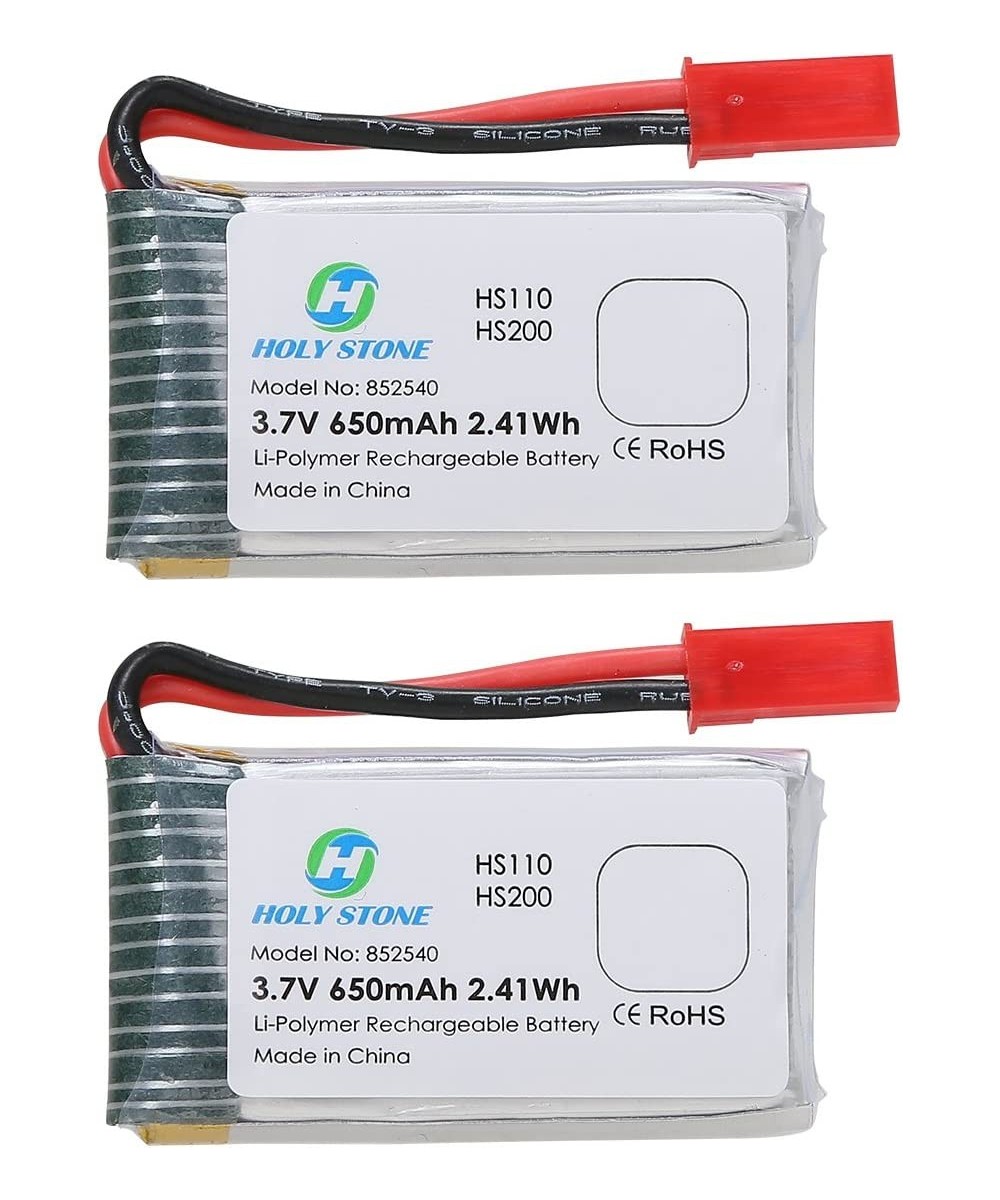 2PCS 3.7V 650mAh Rechargeable Li-Po RC Drone Batteries for HS110W HS200W $23.13 Hobby Remote & App Controlled Vehicle Parts