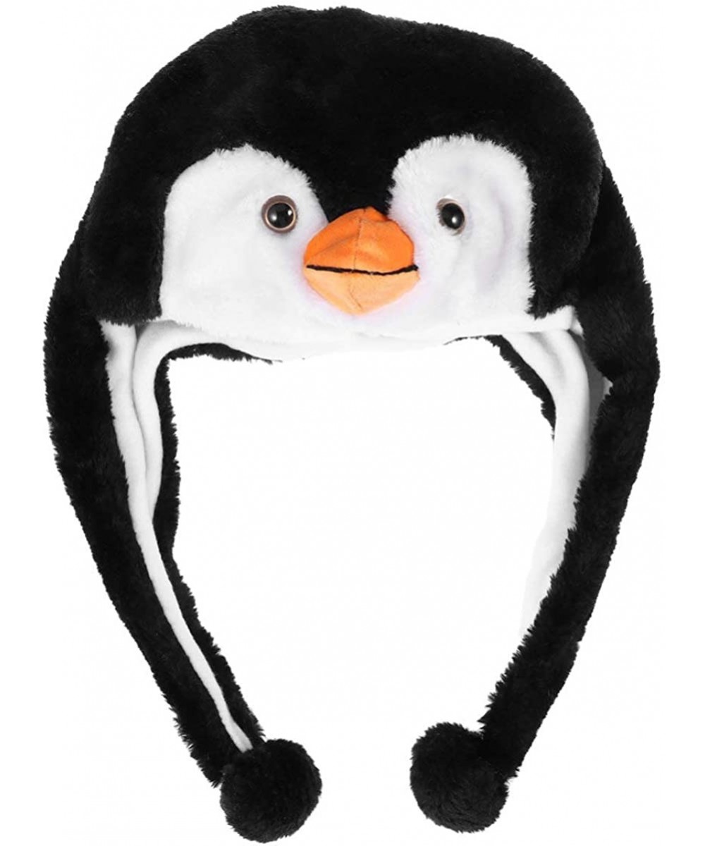 Kids Penguin Hat Plush Animal Hat Costume Winter Hat Warm Children Hat Headwear Christmas Xmas Gift $31.62 Kids' Dress-Up Acc...