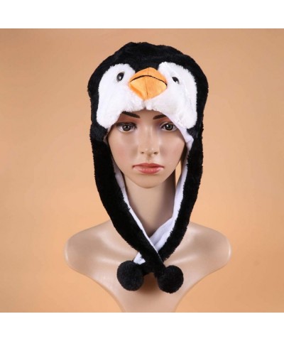 Kids Penguin Hat Plush Animal Hat Costume Winter Hat Warm Children Hat Headwear Christmas Xmas Gift $31.62 Kids' Dress-Up Acc...