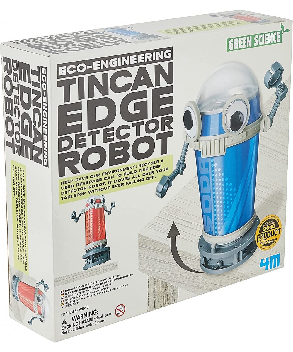 Tin Can Edge Detector Robot - DIY Science Construction Stem Toy For Kids & Teens $27.75 Educational Science Kits