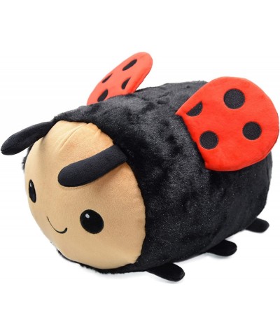 Cuddly Ladybug Stuffed Animal with Smile Face and Red Wings Ladybird Plush Soft Toy Pillow Pretty Sweet Gifts Choice for Kids...