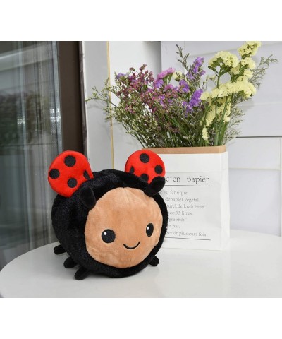 Cuddly Ladybug Stuffed Animal with Smile Face and Red Wings Ladybird Plush Soft Toy Pillow Pretty Sweet Gifts Choice for Kids...