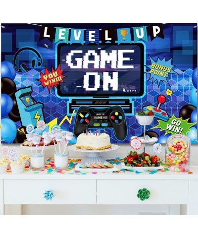 Video Game Party Decoration Video Gaming Photo Backdrop Background Birthday Photo Banner Gamer Room Decor for Game Fans Video...