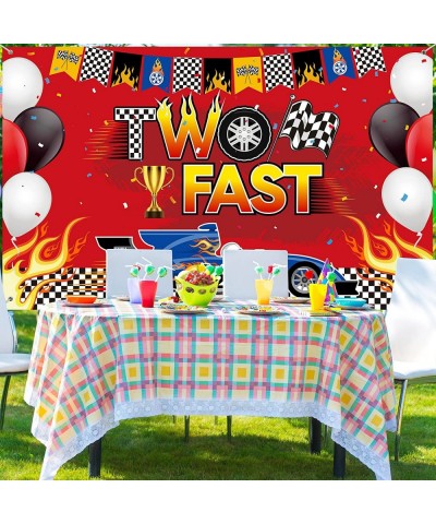 Two Fast Backdrop Two Fast Birthday Decorations Racing Theme Party Decorations Racing Car Second Birthday Photography Backgro...