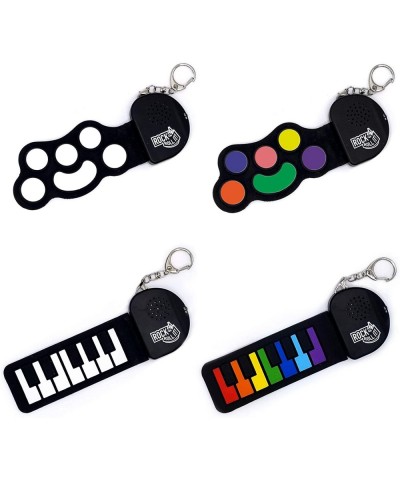 Rock And Roll It - Micro Drum. Real Working & Playable Drum Keychain. Hang on a Backpack & Play Anywhere! Mini Size Black & W...