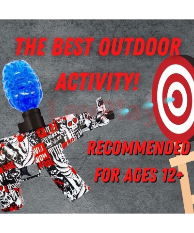 LevPlay Electric Gel Ball Blaster Toy Splatter Ball Blaster with Water Bead Gel Balls Fully Automatic Outdoor Games Toys for ...