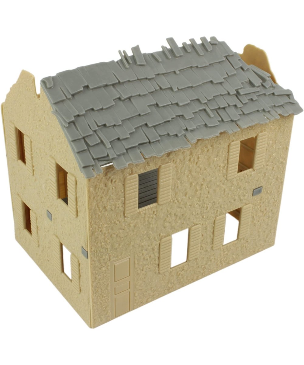 BMC WW2 Bombed French Farm House - Plastic Army Men Playset Accessory $23.77 Play Figure Playsets