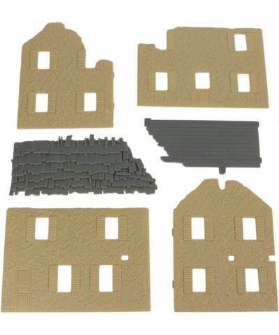 BMC WW2 Bombed French Farm House - Plastic Army Men Playset Accessory $23.77 Play Figure Playsets