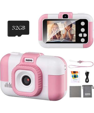 Kids Camera Children Digital Selfie Video Camcorder 1080P Dual Lens 2.4 Inch HD Birthday Christmas Electronic Gifts Toys for ...