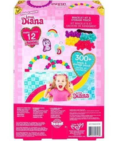 Love Diana DIY Bracelet Kit- (56218) 300+ Colorful Beads and Charms Includes Keeper Pouch Screen-Free/Arts and Craft/ Jewelry...