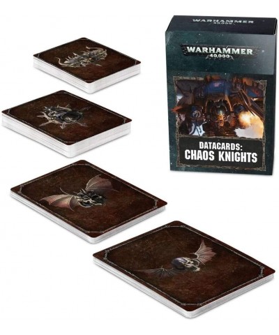 Warhammer 40K: Chaos Knights Datacards $33.45 Board Games