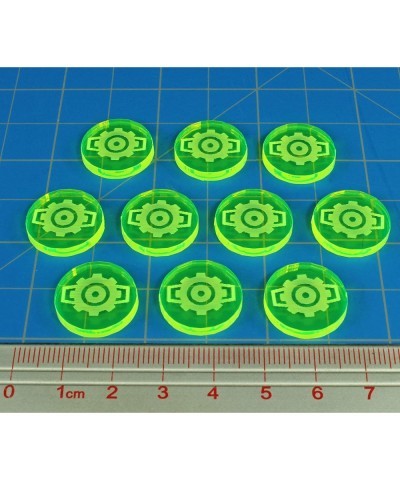 Space Fighter 2nd Edition Calculate Tokens Fluorescent Green (10) $28.37 Game Accessories