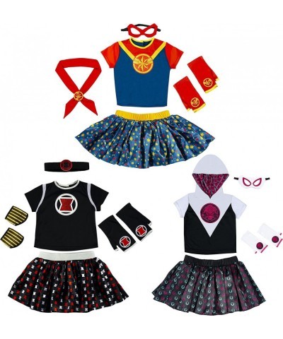 Rubies Marvel Girl's Trunk Set (Captain Marvel Ghost Spider Black Widow) Small $70.01 Kids' Costumes