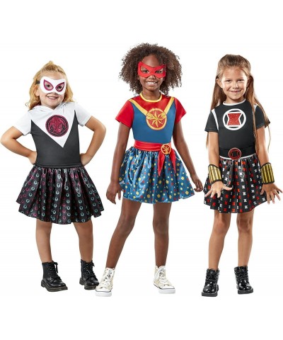 Rubies Marvel Girl's Trunk Set (Captain Marvel Ghost Spider Black Widow) Small $70.01 Kids' Costumes