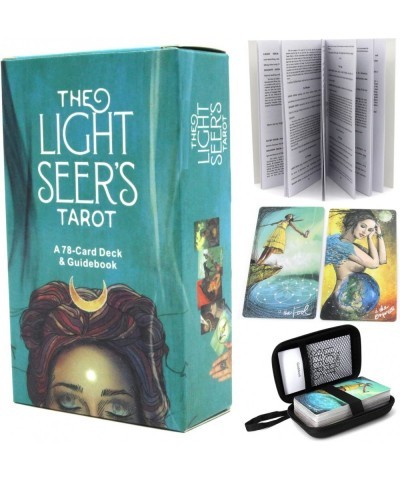 Tarot Deck Cards with Case The Light Seers Tarot Deck Love Tarot Cards with Guidebook for Beginners Kids Classic Pocket Tarot...