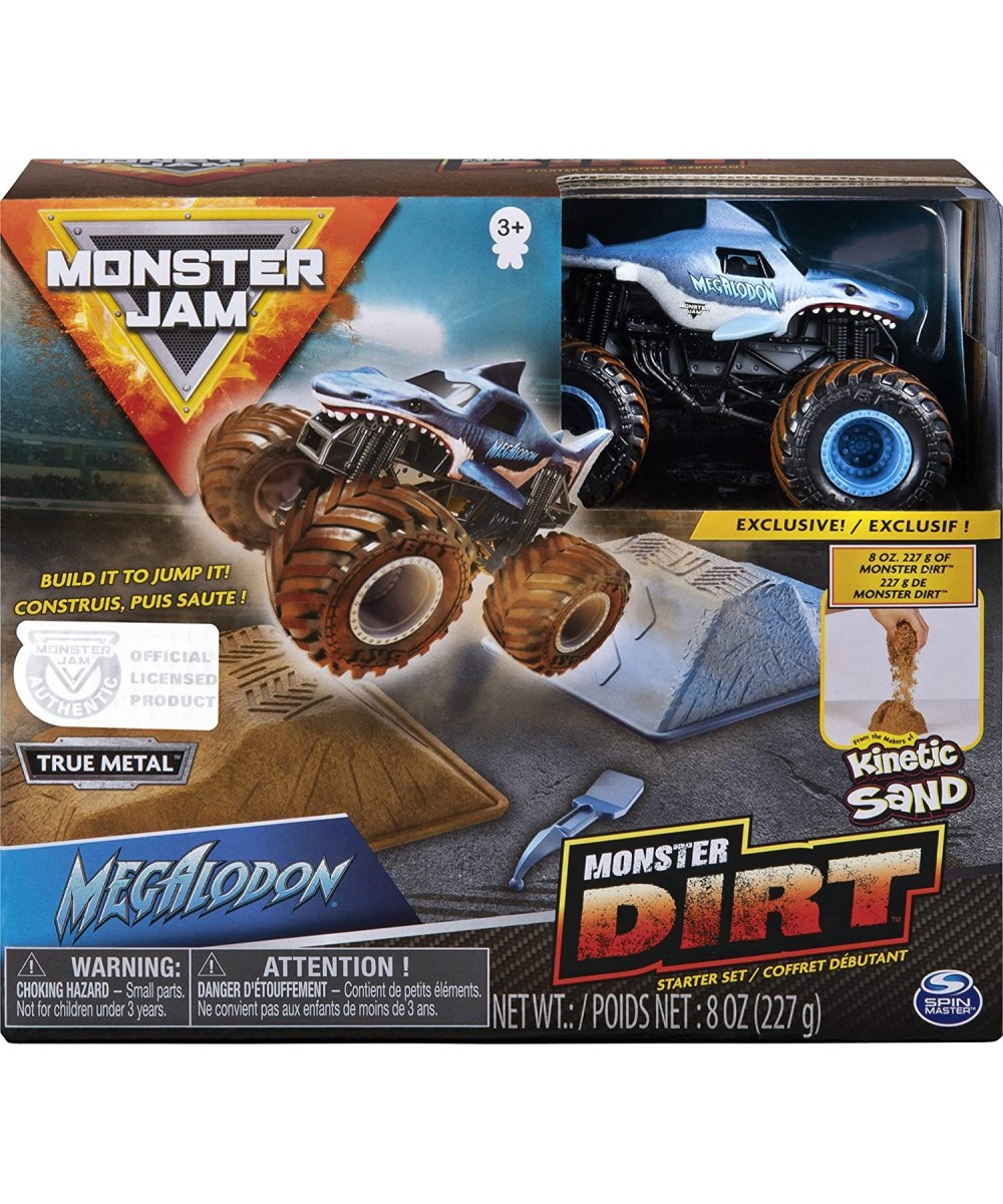 Monster Jam Megalodon Monster Dirt Starter Set Featuring 8oz of Monster Dirt and Official 1:64 Scale Die-Cast Truck $38.24 Ki...