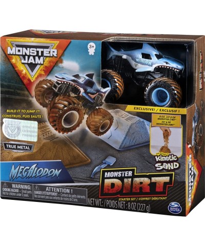 Monster Jam Megalodon Monster Dirt Starter Set Featuring 8oz of Monster Dirt and Official 1:64 Scale Die-Cast Truck $38.24 Ki...