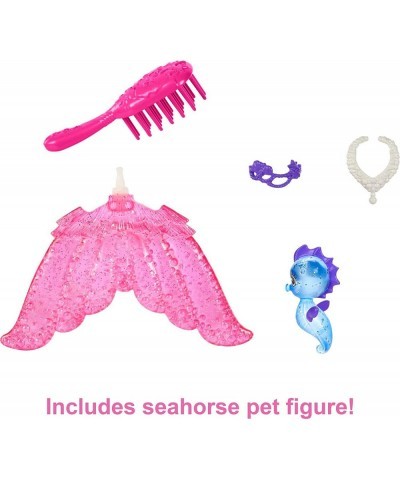 Mermaid Malibu Doll with Seahorse Pet and Accessories Mermaid Toys with Interchangeable Fins $22.08 Dolls