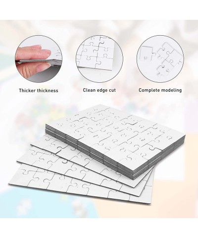 10 Sheets Blank Puzzles with Envelopes White Jigsaw Puzzles for Kids Draw and Write on as DIY Party Invite (5.5 x 8 Inches) $...