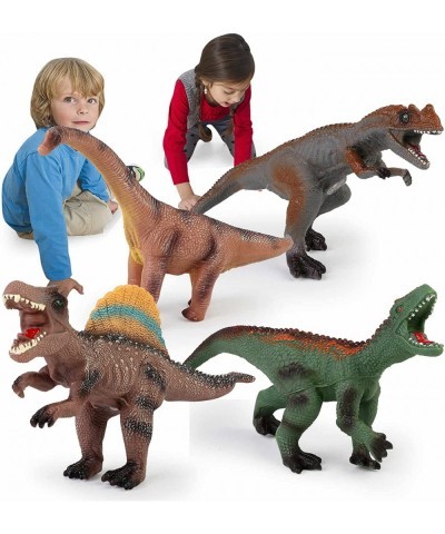 8PCS Large Dinosaur Toys for Kids 3-7 Soft Jurassic Dinosaur Toys Include T-Rex Velociraptor Giganotosaurus for Boys Toddlers...