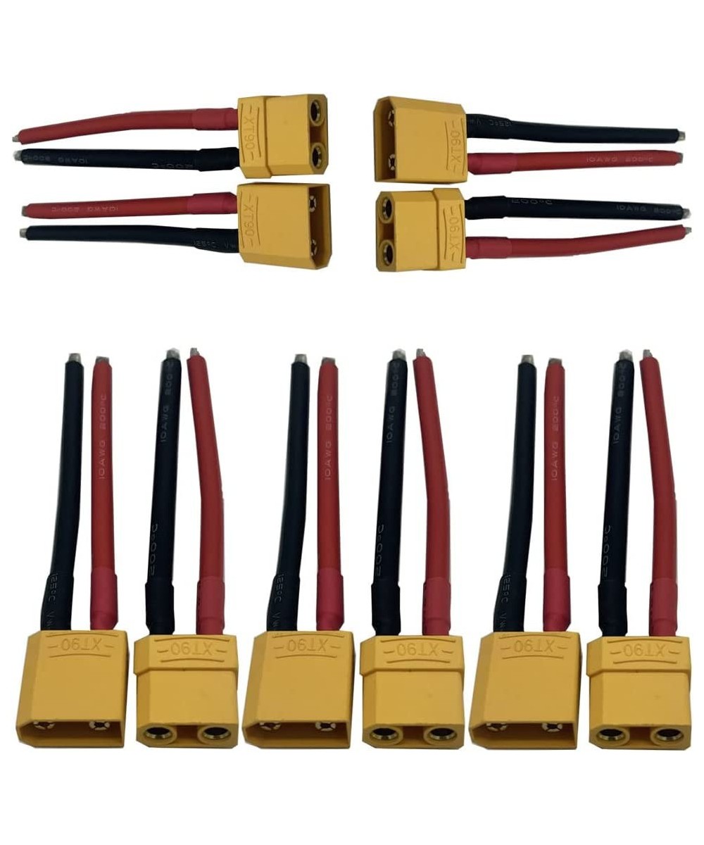 5 Pair XT90 Plug Male Female Connector with 100mm 10AWG Silicon Wire for RC Lipo Battery FPV Drone(5Pair) $29.52 Hobby Remote...